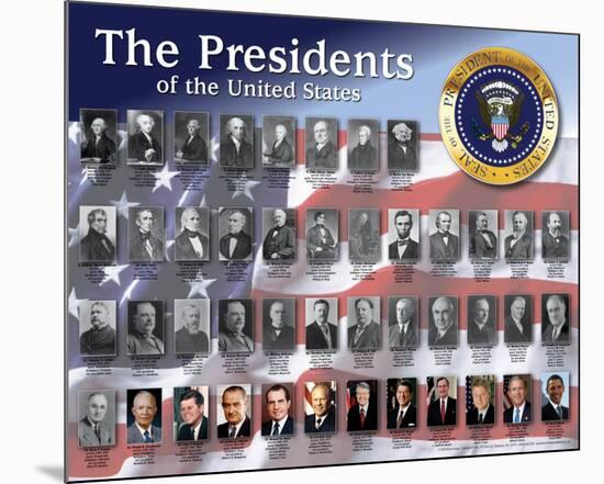 The Presidents-null-Mounted Art Print
