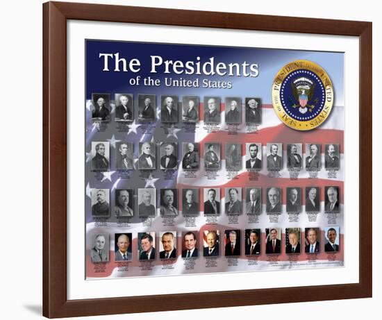 The Presidents-null-Framed Art Print