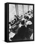 The Press Box at the Berlin Olympics, 1936-null-Framed Stretched Canvas