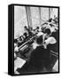 The Press Box at the Berlin Olympics, 1936-null-Framed Stretched Canvas