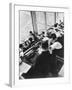 The Press Box at the Berlin Olympics, 1936-null-Framed Photographic Print