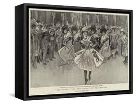 The Press, the New Ballet at the Empire-Frank Craig-Framed Stretched Canvas