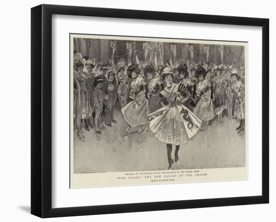 The Press, the New Ballet at the Empire-Frank Craig-Framed Giclee Print