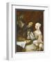 The Pressing Invitation to Drink, C.1648-Gerard ter Borch-Framed Giclee Print