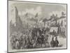 The Preston Guild Festival, the Trades' Procession Doubling at the Triumphal Arch, London-Road-null-Mounted Giclee Print