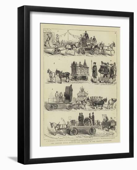 The Preston Guild Festival, the Trophies in the Trades Procession-Charles Edwin Fripp-Framed Giclee Print