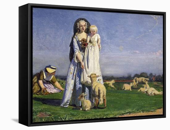 The Pretty Baa-Lambs, 1852-Ford Madox Brown-Framed Stretched Canvas