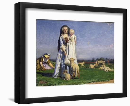 The Pretty Baa-Lambs, 1852-Ford Madox Brown-Framed Premium Giclee Print