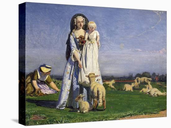 The Pretty Baa-Lambs, 1852-Ford Madox Brown-Stretched Canvas