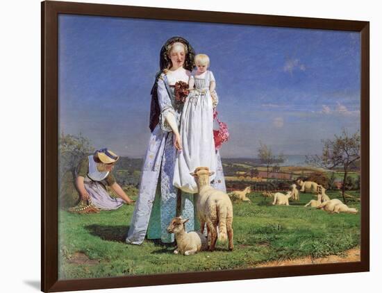 The Pretty Baa-Lambs, 1859-Ford Madox Brown-Framed Giclee Print