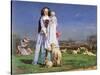 The Pretty Baa-Lambs, 1859-Ford Madox Brown-Stretched Canvas