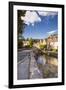 The pretty Cotswolds village of Castle Combe, north Wiltshire, England, United Kingdom, Europe-Julian Elliott-Framed Photographic Print