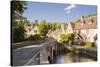 The pretty Cotswolds village of Castle Combe, north Wiltshire, England, United Kingdom, Europe-Julian Elliott-Stretched Canvas