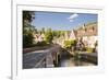 The pretty Cotswolds village of Castle Combe, north Wiltshire, England, United Kingdom, Europe-Julian Elliott-Framed Photographic Print