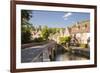 The pretty Cotswolds village of Castle Combe, north Wiltshire, England, United Kingdom, Europe-Julian Elliott-Framed Photographic Print