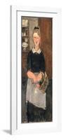 The Pretty Housewife (La Jolie Menagere) 1915 (Oil on Canvas)-Amedeo Modigliani-Framed Giclee Print