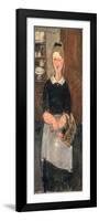 The Pretty Housewife (La Jolie Menagere) 1915 (Oil on Canvas)-Amedeo Modigliani-Framed Giclee Print