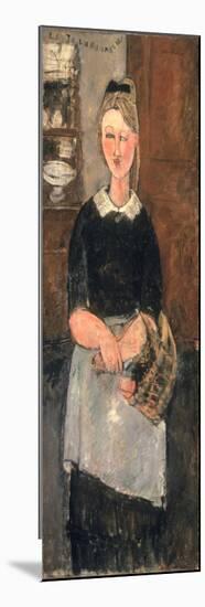 The Pretty Housewife (La Jolie Menagere) 1915 (Oil on Canvas)-Amedeo Modigliani-Mounted Giclee Print