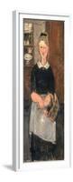 The Pretty Housewife (La Jolie Menagere) 1915 (Oil on Canvas)-Amedeo Modigliani-Framed Premium Giclee Print