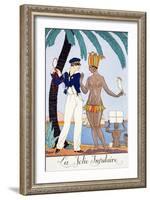 The Pretty Islander-Georges Barbier-Framed Giclee Print