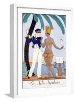 The Pretty Islander-Georges Barbier-Framed Giclee Print