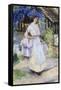 The Pretty Milkmaid-David Woodlock-Framed Stretched Canvas