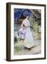 The Pretty Milkmaid-David Woodlock-Framed Giclee Print