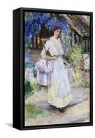 The Pretty Milkmaid-David Woodlock-Framed Stretched Canvas