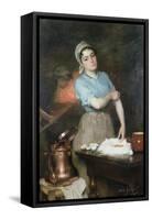 The Pretty Pastry Cook-Joseph Bail-Framed Stretched Canvas