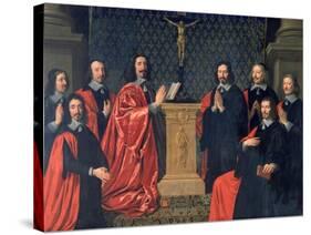 The Prevot Des Marchands and the Echevins of the City of Paris, 1648-Philippe De Champaigne-Stretched Canvas