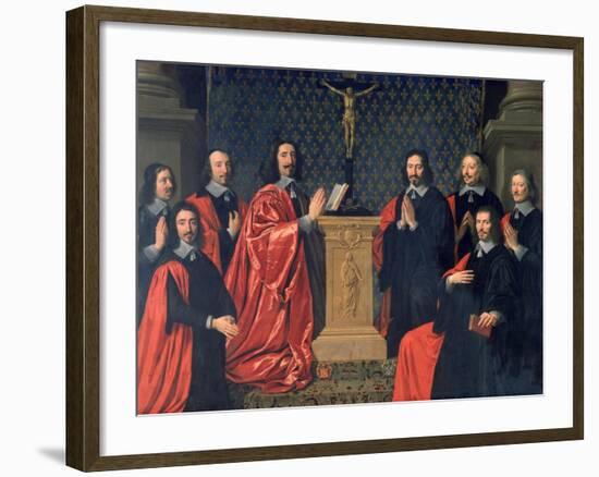 The Prevot Des Marchands and the Echevins of the City of Paris, 1648-Philippe De Champaigne-Framed Giclee Print