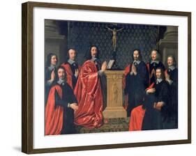 The Prevot Des Marchands and the Echevins of the City of Paris, 1648-Philippe De Champaigne-Framed Giclee Print