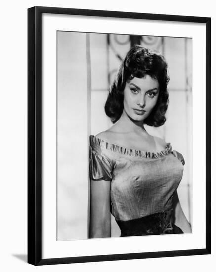 The Pride and the Passion, Sophia Loren, 1957-null-Framed Photo