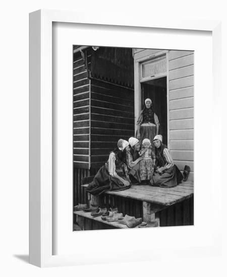 The Pride of the Family, Marken, Netherlands, C1934-null-Framed Giclee Print