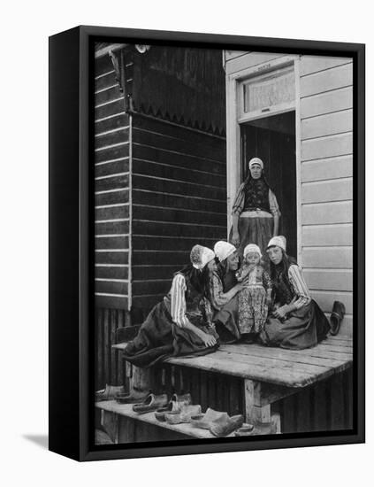 The Pride of the Family, Marken, Netherlands, C1934-null-Framed Stretched Canvas