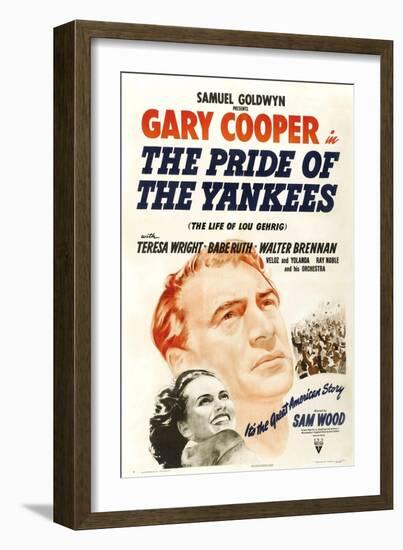 The Pride of the Yankees, 1942, Directed by Sam Wood-null-Framed Giclee Print