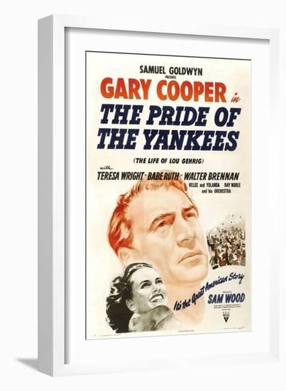 The Pride of the Yankees, 1942, Directed by Sam Wood-null-Framed Giclee Print