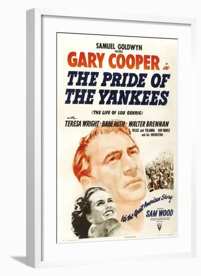 The Pride of the Yankees, 1942, Directed by Sam Wood-null-Framed Giclee Print