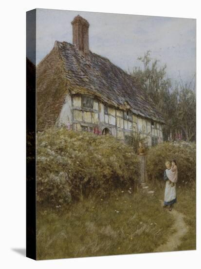 The Priest's House, West Hoathly-Helen Allingham-Stretched Canvas