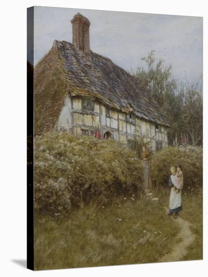 The Priest's House, West Hoathly-Helen Allingham-Stretched Canvas