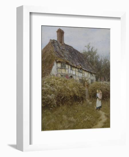 The Priest's House, West Hoathly-Helen Allingham-Framed Giclee Print