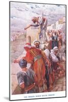 The Priests March around Jericho-Arthur A. Dixon-Mounted Giclee Print