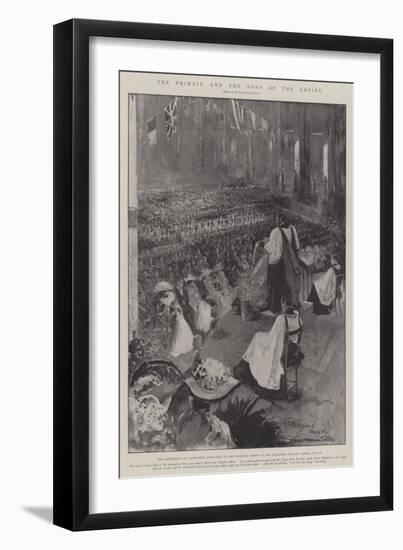 The Primate and the Sons of the Empire-Henry Charles Seppings Wright-Framed Giclee Print