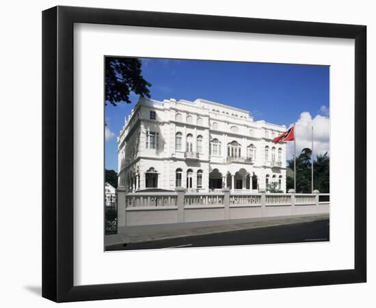 The Prime Minister's Office, Known as Whitehall, Port of Spain, Trinidad & Tobago-G Richardson-Framed Photographic Print