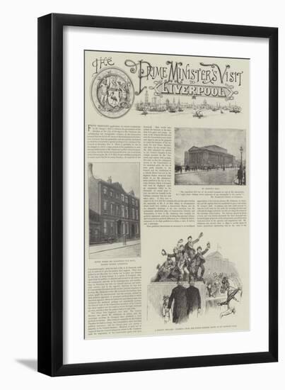 The Prime Minister's Visit to Liverpool-null-Framed Giclee Print