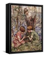 The Primrose Gatherers (Oil on Canvas)-Edward Atkinson Hornel-Framed Stretched Canvas