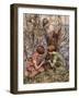 The Primrose Gatherers (Oil on Canvas)-Edward Atkinson Hornel-Framed Giclee Print