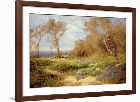 The Primrose Gatherers-John Clayton Adams-Framed Giclee Print