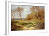 The Primrose Gatherers-John Clayton Adams-Framed Giclee Print