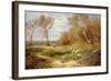 The Primrose Gatherers-John Clayton Adams-Framed Giclee Print